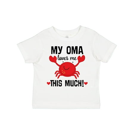 

Inktastic Oma Loves Me Grandson Gift Toddler Boy or Toddler Girl T-Shirt