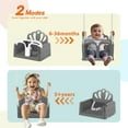 thumbnail image 5 of G TALECO GEAR Foldable Toddler Swing, Children’s Swing Set for Backyard, Portable Baby Swing Outdoor, Gray, 5 of 8