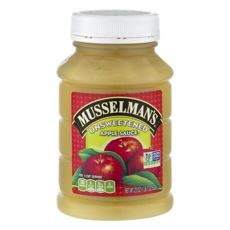 (2 Pack) Musselman's Home Style Natural Unsweetened Apple Sauce, 23 (Best Apples For Applesauce)