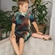 thumbnail image 4 of Balery Cute Flower Chihuahua Puppy Conjunto de Pijama Infantil de Manga Corta con Estampado – Ropa de Dormir de Algodón Suave-X-Large, 4 of 6