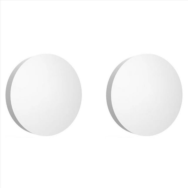 2X Tuya ZigBee Devices Button Scene Switch Intelligent Linkage Smart Switch Battery Powered Work with Smart Life,2 x ZigBee Devices Button,White