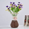 thumbnail image 4 of Artificial falso baile-dama orquídea flor ramo planta hogar oficina decoración púrpura, 4 of 8