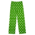 thumbnail image 6 of XUNKUSGA Womens Pajamas Set Fashion Heart Printed 2 Piece Button Down Pjs Soft Long Sleeve Top and Pants Sleepwear Set Loose Lightweight Breathable Sleepwear for Women S-2XL Green, 6 of 6