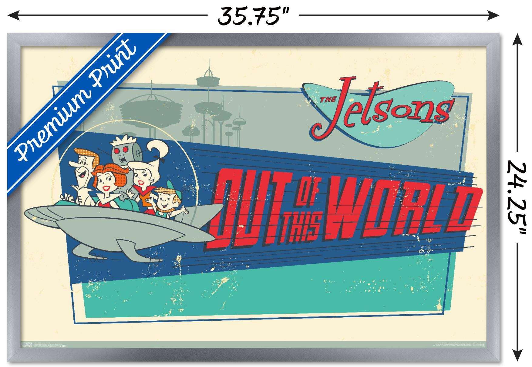 The Jetsons - World Wall Poster, 22.375" x 34", Framed