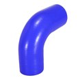 thumbnail image 5 of Vehicle 51mm 2" ID 90 Degree Elbow Coupler Silicone Hose Intercooler Tube Blue, 5 of 6