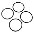 thumbnail image 4 of 4 piezas de pegatinas de marco de fibra de carbono para cubierta de altavoz de audio de puerta de coche, aptas para F25 X3/F26 X4/F07 5GT, 4 of 10