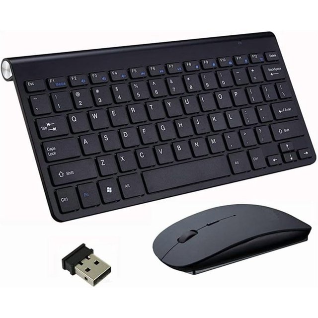 Ensemble Clavier et Souris Sans Fil Pleine Taille, 2.4G USB, Disposition UK