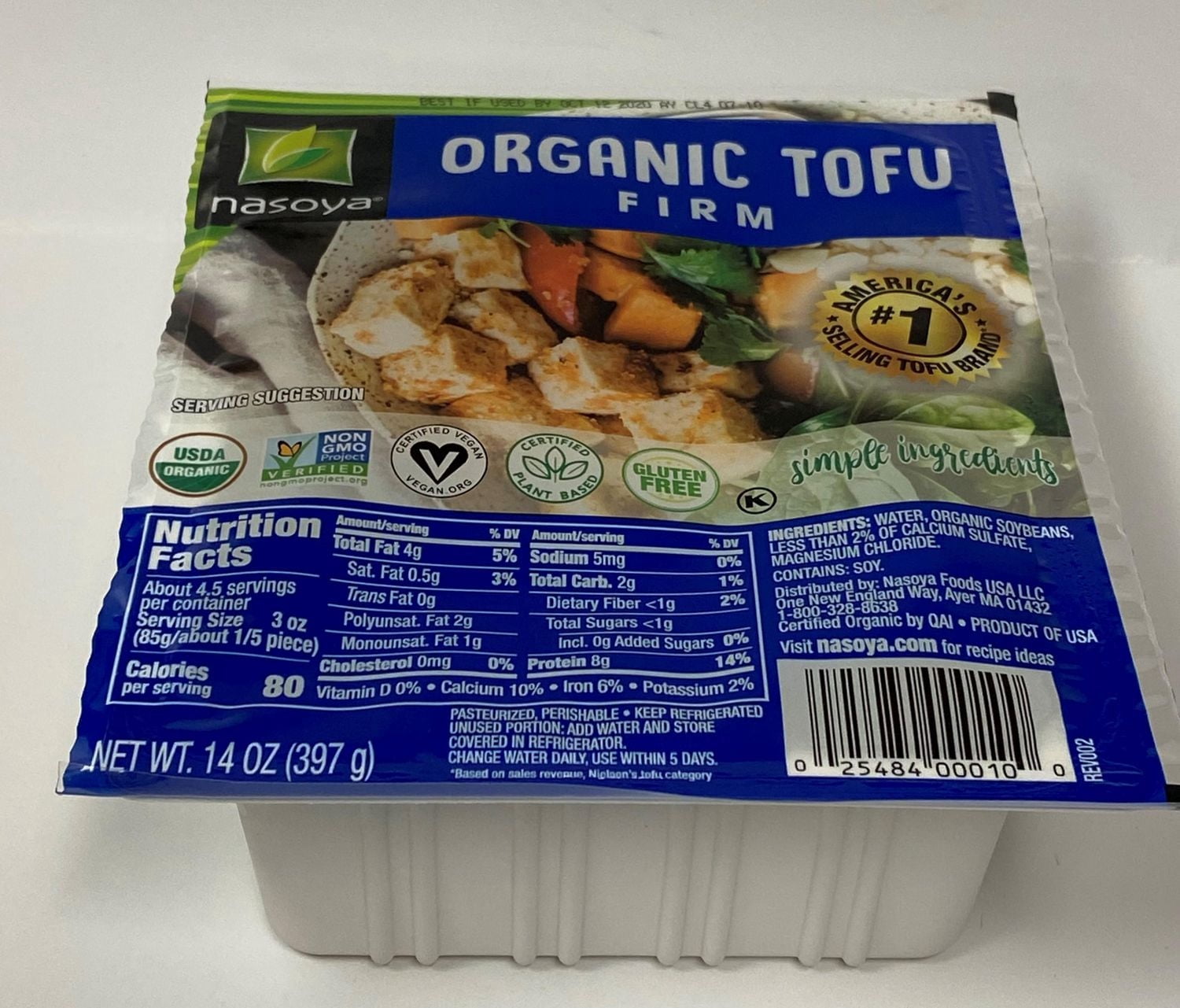 Nasoya Organic Tofu Firm