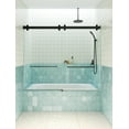 thumbnail image 5 of Glass Warehouse B-2DSL60-60-BB Polaris 60" High X 60" Wide Bypass Frameless Tub Door -, 5 of 7