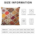 thumbnail image 5 of HENGT  Bohemian Pillow Cover  Farmhouse Pillow Covers Set of  Mexico Style Arabesque Pattern Pillowcases Vintage Abstract Floral Boho Outdoor Cushion Cover for Sofa Car Bedroom Home Decor, 5 of 5