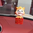 thumbnail image 4 of Decoraciones para salpicadero de coche Bobblehead TIGERS Figurines Adorno Resina Animal de juguete para TIGRES nos año de nuevo Decoración de poder Soledad estatua de tigres, 4 of 10