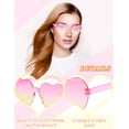 thumbnail image 3 of Gafas de Sol LIULIUBTY Sin Montura con Forma de Corazón Paquete de 12, 3 of 6