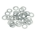 thumbnail image 4 of Uxcell 1/8IP Thread Hex Screw Fasteners Lamp Pipe Threaded Lock Nuts with Washers 80 Pack, 4 of 5