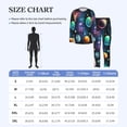 thumbnail image 5 of 2 Pack Men's Pajamas Set Sleepwear Loungewear Pjs Sets with Pockets, Planets Galaxy Stars Cosmic Space, 5 of 6