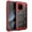 Red, variant on for iPhone 11 Pro Case, Military Grade IP68 Waterproof Dustproof Shockproof Full Body Sealed Underwater Case with Built-in Screen Protector Heavy Duty Metal Rugged Defender Phone Case,Black