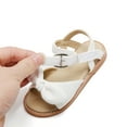 thumbnail image 5 of ESTINE Toddler Girl Summer Female Bowknot Dress Sandals - White 6M, 5 of 6