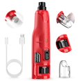 thumbnail image 1 of Molinillo de uñas para perros Casfuy Quiet de 6 velocidades con 2 luces LED rojas, 1 of 9