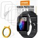 thumbnail image 1 of wonima44 Soft Screen Protector Compatible with 1.69” or 1.7” smartwatch Iaret I18, Tensky 208BT, ANDFZ T42, Geelyda Y20 Pro, Smaiit Y22, WZWNEER Y20GT, and Boquaw P90, 4 pcs TPU, 1 of 1