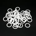 thumbnail image 2 of Uxcell 19mm OD 14.2mm ID 2.4mm Width Silicone Seal O-Rings White 50 Pack, 2 of 5