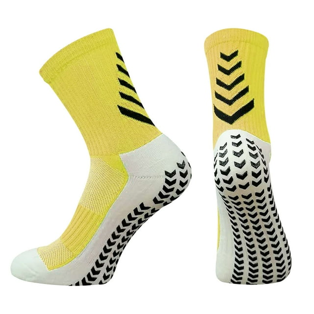 Agiferg Chaussettes de Football Antidérapantes et Absorbant les Chocs
