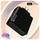 thumbnail image 2 of Cargador De Teléfono Móvil Rápido De 120 W, 8 Puertos, 4 Usb Y 4 Tipo C, Estándar Estadounidense, Con Cabezal De Carga Qc4.0, 2 of 4