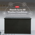 thumbnail image 3 of Keter Java 230 Gallon XL Durable Resin Outdoor Deck Box Storage Organization, Grey, 3 of 17
