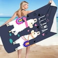 thumbnail image 2 of Moocorvic Microfiber Beach Towels Oversized Large Beach Blanket Quick Dry Beach Towel for Camping, Sports, Beach, Gym, Travel, Swimming Pool 30x60 Inch, 2 of 4