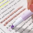 thumbnail image 3 of Glitter Highlighter Pens, 12 Pack Fluorescent Marker Pens for Note Taking, Multicolor Highlighters for Journaling and Schol Art, Purple, 3 of 7