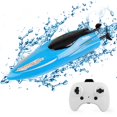 thumbnail image 3 of 2.4G RC Barco 10KM / h Velocidad de conducción 2 Modos de conducción 20min Tiempo de uso para niños JShteea El nuevo, 3 of 9