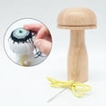 thumbnail image 3 of Kits de Hongos para Zurcir, Herramienta de Madera con Manejar Fuerte y Curvatura Gradual para Hilos de Coser, , Suéteres, 3 of 5