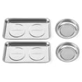 thumbnail image 1 of Juego de bandejas de piezas magnéticas HORUSDY de acero inoxidable de 4 piezas, 1 of 7