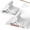 White, variant on Baby Hangers 40PCS, 11"-14" Extendable and Stackable Kids Hangers, 45g Ultra-Thick Space Saving Non-Slip Plastic Hanger for Infant, Toddler and Nursery Closet, White