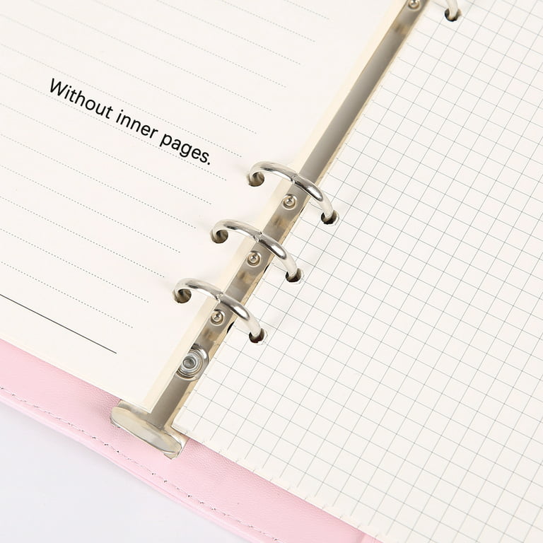 Binder Notebook business Portable Diary Agenda Planner 6 Hole File
