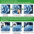 thumbnail image 7 of Aesthetic Navy Blue Flowers Pattern Small Area Rug, Non-Slip Door Mat Indoor Floor Mat, Washable Kitchen Rug Entrance Door Mat for Bedroom Living Room, 7 of 7