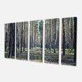 thumbnail image 2 of Forest Road in Thick Woods - Modern Forest Canvas Art, 2 of 3