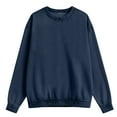 thumbnail image 5 of Women's Denim Sweatshirts Long Sleeve Crew Neck Jean Pullover Vintage Casual Loose Shirts Fashipn Spring Fall Outfits, 5 of 6