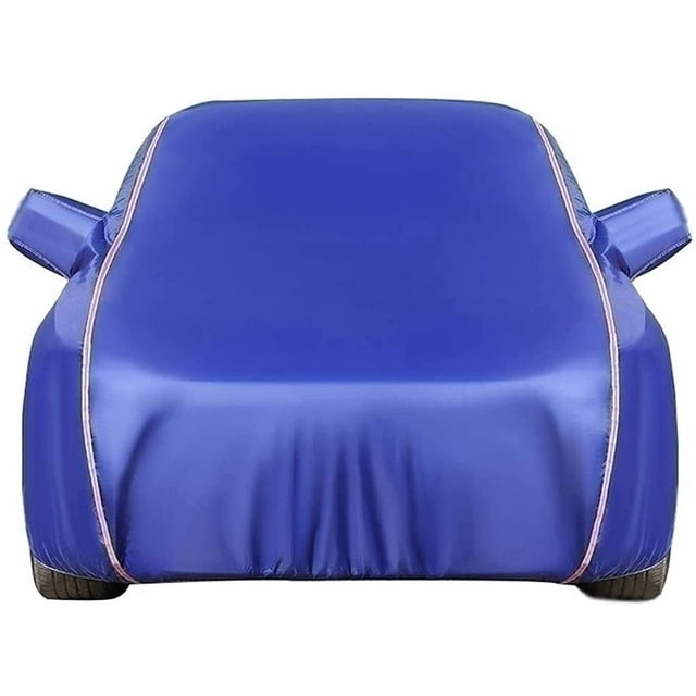 Hail Protector car Covers Car Covers Compatible with Nissan March/GTR 370Z 350Z TIIDA | Outdoor Snow Rain Dust Hail Protection Full Vehicle Cover with Reflective Strips (Color : E, Size : TIIDA)