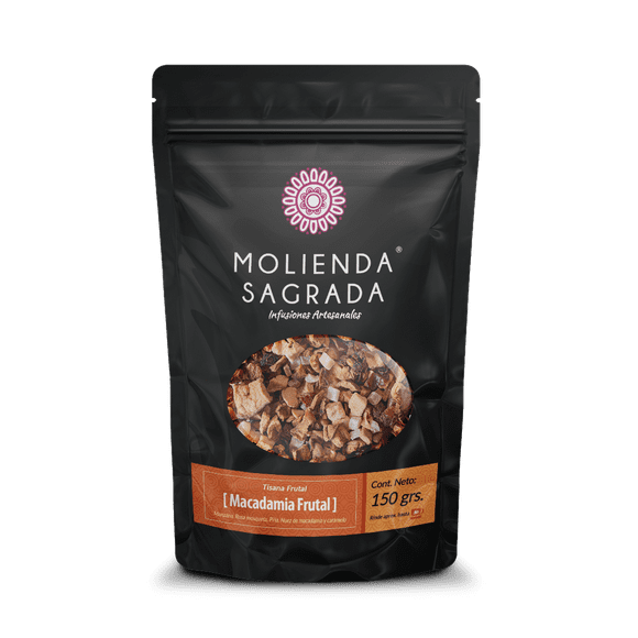 Molienda Sagrada - Tisana Frutal Macadamia Frutal 150 Gr. - 100% Natural 150 gr.