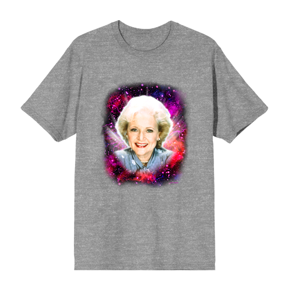 Golden Girls Rose Galaxy Headshot Crew Neck Short Sleeve Men's T-shirt-Medium