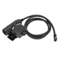 thumbnail image 2 of PTT Adapter Cable, U94 PTT Military Adapter Professional Reinforced Flexible Strong Bite Force PU Cable For T5500 For T5100 For T5800, 2 of 8