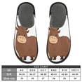 thumbnail image 5 of IAUYY Memory Foam House Slippers Suitable for Both Men and Women. Comfortable, Anti-Slip Plush Flat-Bottomed Slippers The Best Holiday Gift Standing with A Smile, 5 of 9