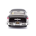 thumbnail image 4 of Coche de policía Buick Century 1955, coche modelo fundido a presión en blanco y negro 1/26 de Maisto, 4 of 4