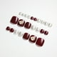 thumbnail image 5 of Uñas postizas para dedos de los pies, moda brillante, cuadrada, corta, cubierta completa, 24 Uds., uñas postizas para mujeres y niñas, S672 Sincero  Hogar, 5 of 6