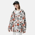 thumbnail image 3 of Lsque Modern Life Pattern UPF 50+ Lightweight Sun Protection Men's Women's Long Sleeve Shirt, Hoodie Performance -Small, 3 of 7