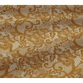 thumbnail image 6 of oneOone Viscose Jersey Dark Mustard Fabric Lace Floral Sewing Craft Projects Fabric Prints By Yard 60 Inch Wide, 6 of 7