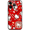 thumbnail image 1 of Phone Case for iPhone 11 14 12 13 Pro Max 7 8 XR X XS 6 6S Plus MINI Silicone Capa Pink Red Many Color Hello Kitty LXY, 1 of 7