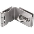 thumbnail image 2 of Floleo Clearance Right Angle Turn Door Lock Hasp, Stainless Steel Security Lock, Extra Thick 90 Degree Turn Style, Heavy Duty with Screws, Ideal for Home and Office, 2 of 6