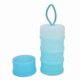 thumbnail image 3 of 4-Layer Baby Milk Powder Dispenser Silicone Portable Baby Milk Feeding Powder Formula Container Blue, 3 of 5