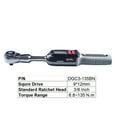 thumbnail image 2 of Digital Torque Wrench Interchangeable Head 1/4 3/8 1/2 Inch 0.3-135Nm, Accuracy ±2%, Preset Ratchet, Bike Car Repair Tool ,Easy Operate, 2 of 7