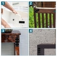 thumbnail image 2 of EeaseCA 8pcs Flat Straight Brace Brackets Solid Mending Plates Repair Fixing Replacement, 2 of 8